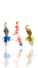 Load image into Gallery viewer, BLUE FANTAIL GOLDFISH SINGLE EARRING
