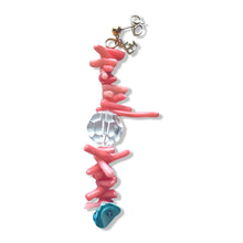 Load image into Gallery viewer, CLEAR CORAL SINGLE EARRING
