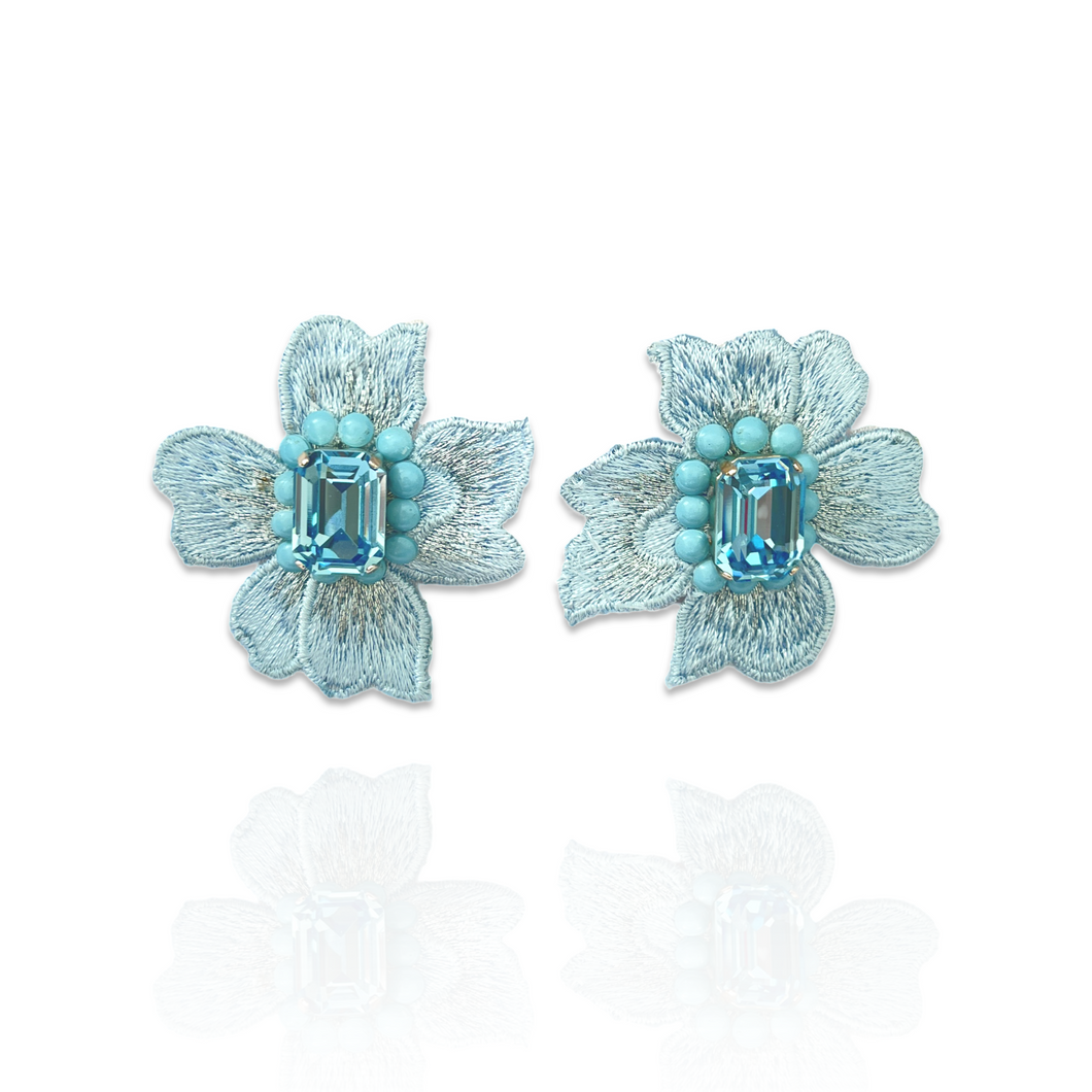 BLUE HYDRANGEA earrings